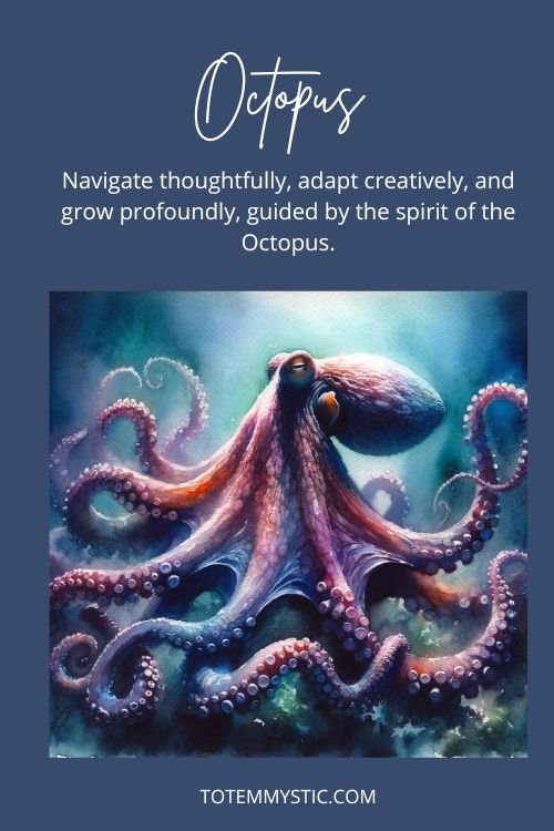 Power animal octopus