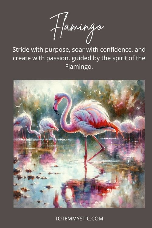 spirit animal flamingo